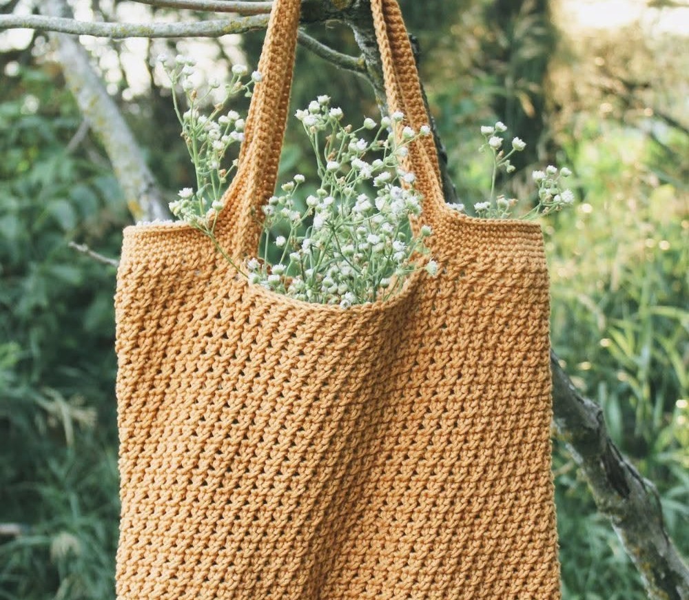 Crochet Market Bag Pattern for Beginners