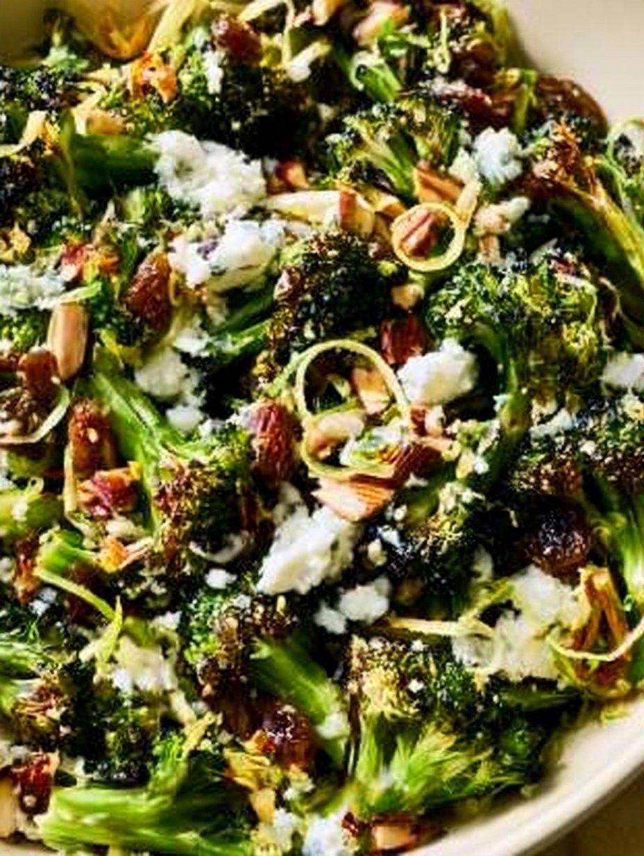 Ensalada de Brócoli y Garbanzos Asados en 30 Minutos