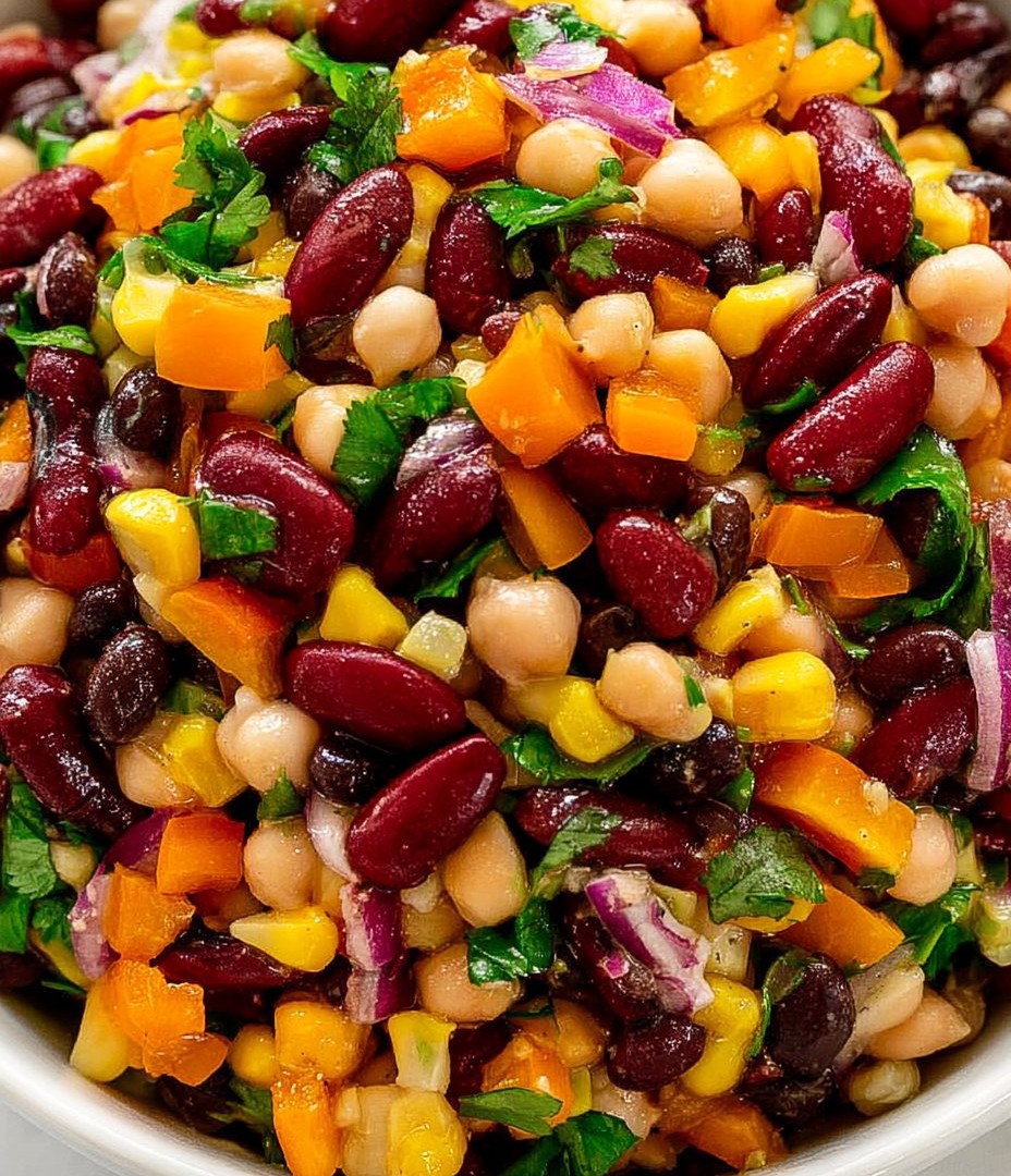 Receta de Ensalada de Frijoles Densa