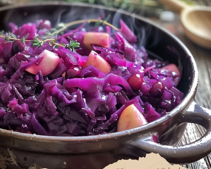 Rotkohl – klassisch wie von Oma 🥬 – Ein traditionelles Rezept, das immer begeistert. Süß-säuerlich, zart und voller Geschmack!Zutaten 🍽️
1 großer Kopf Rotkohl (ca. 1,5 kg)
2 mittelgroße Äpfel (z...