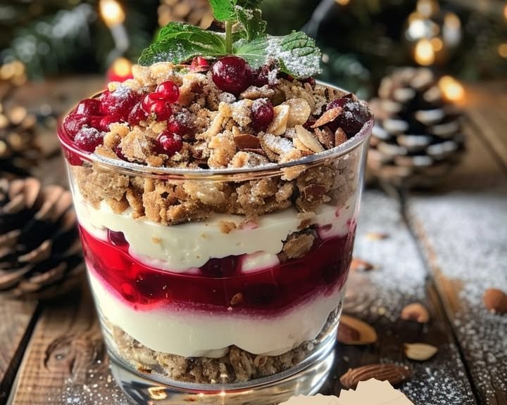 Himmlisches Weihnachtsdessert in nur 10 Minuten 🥰😍Zutaten 📋
- 200 g Spekulatius-Kekse
- 250 g Mascarpone
- 200 ml Schlagsahne
- 3 EL Puderzucker
- 1 TL Vanilleextrakt
- 100 g Preiselbeermarmelade...