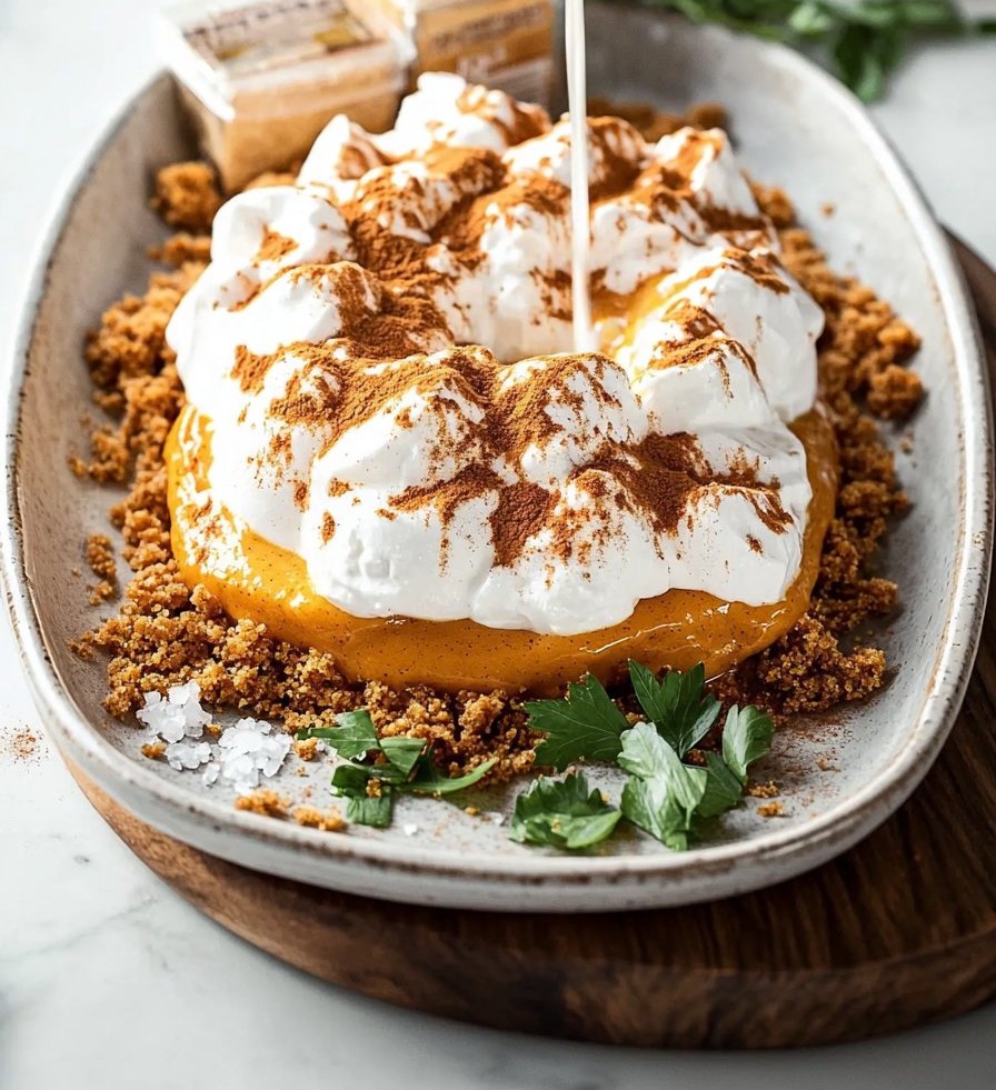 Easy Pumpkin Lush Dessert