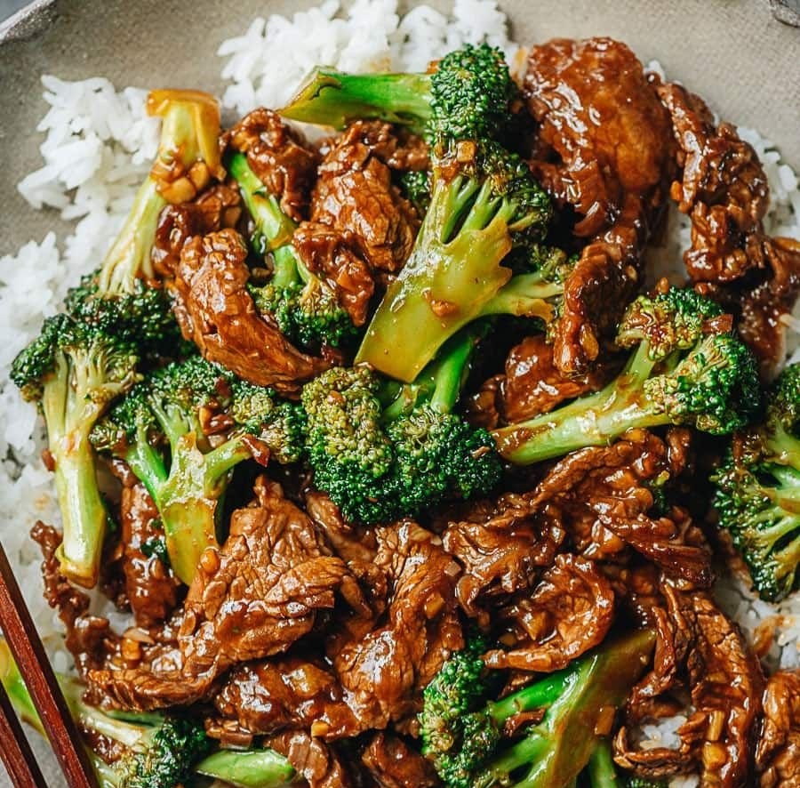 Beef and Broccoli: Easy Chinese Take-Out Recipe | Beef and broccoli with the best sauce, Beef tips and broccoli, Easy beef and broccoli sauce