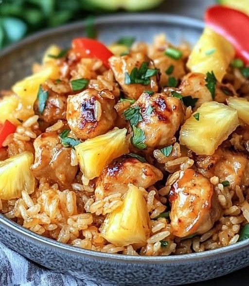Easy Pineapple Chicken and Rice Recipe