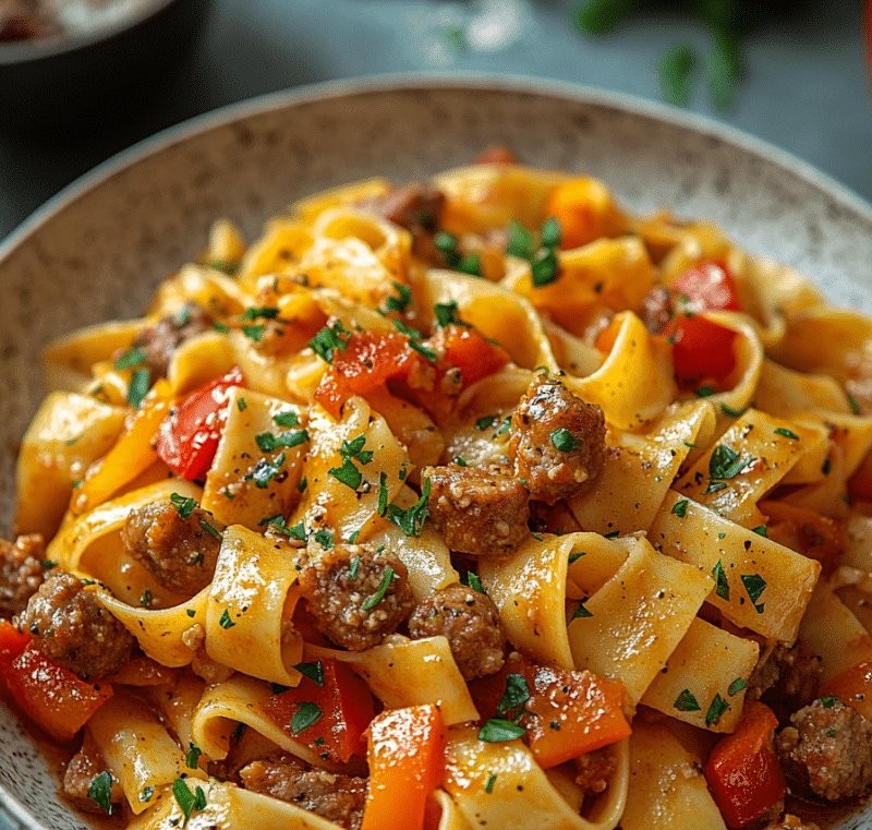 Easy Italian Drunken Noodles Recipe