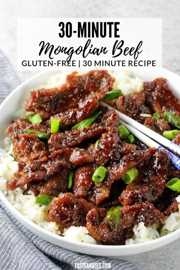 Quick and Flavorful 30-Minute Mongolian Beef Recipe | Gluten free recipes for dinner beef, Beef dishes, Meal ideas