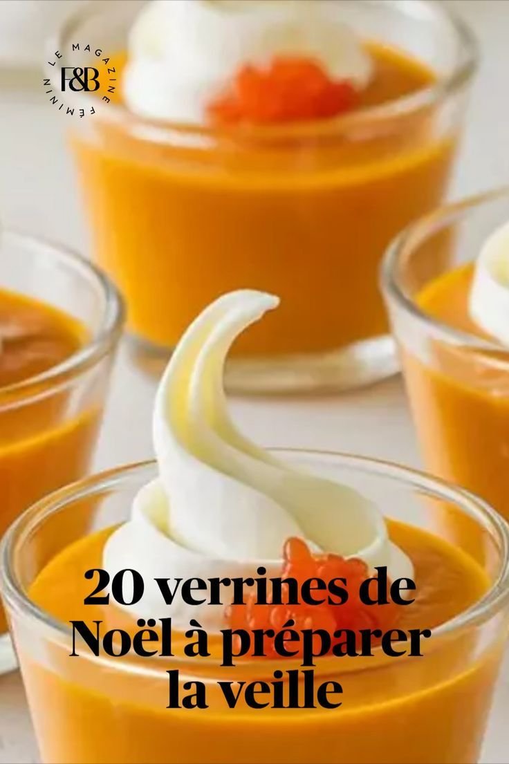 20 verrines de Noël à préparer la veille