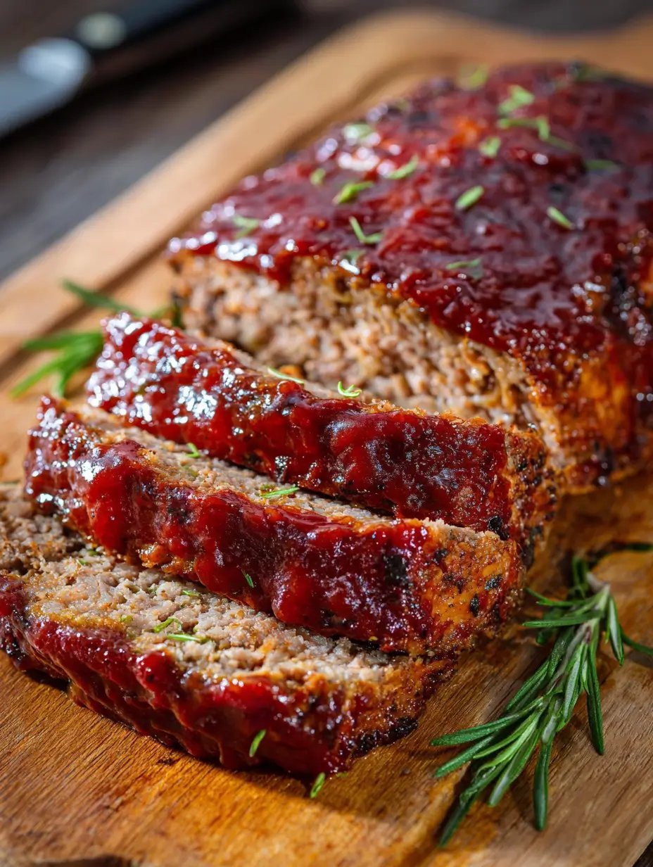 Smoked Meatloaf with Sweet BBQ Glaze