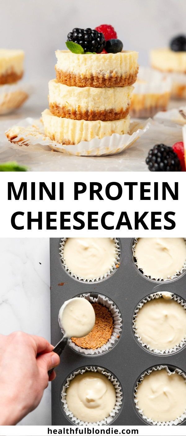 Mini Protein Cheesecakes