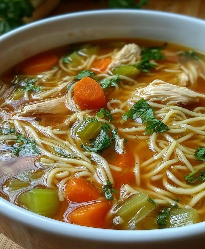 Chicken and Vegetable Noodle Soup