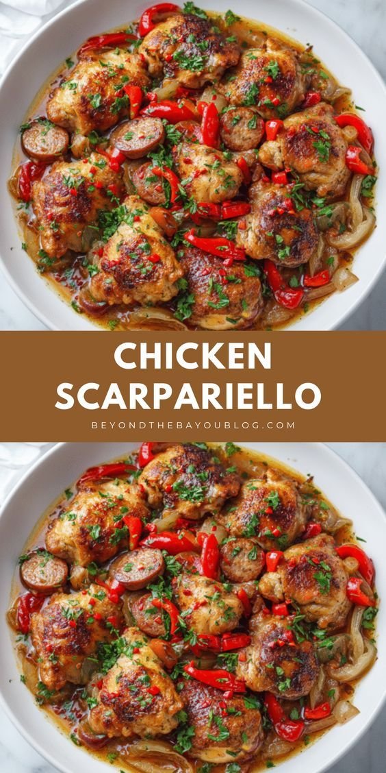 Best Chicken Scarpariello Recipe in 45 Mins!