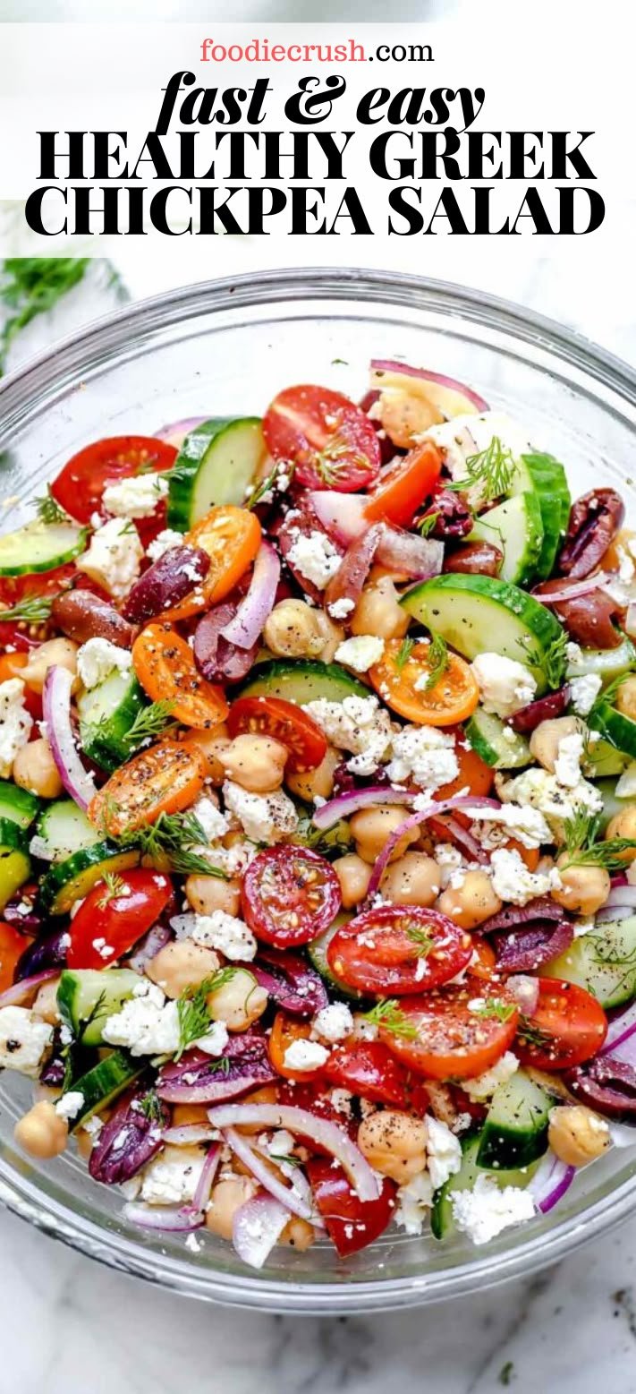 Greek Chickpea Salad