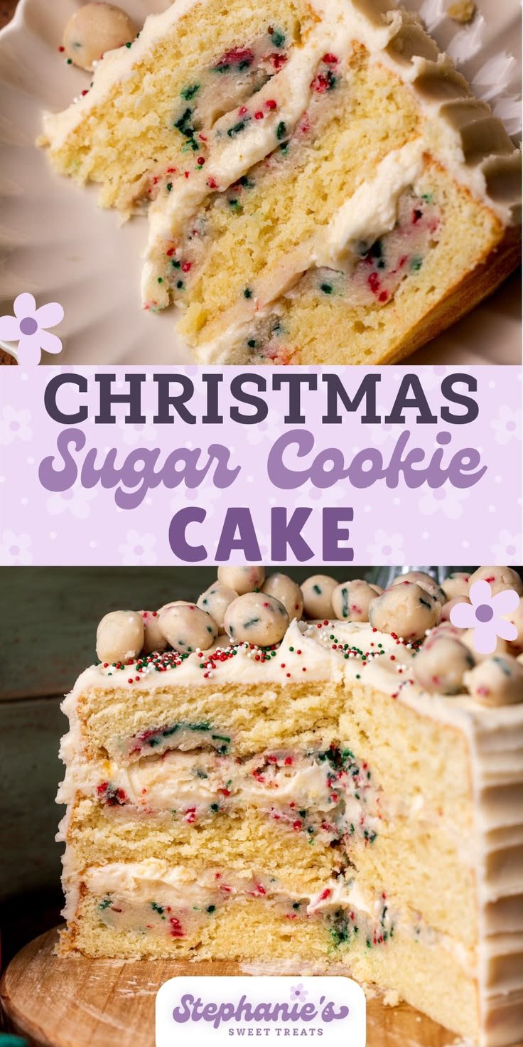 Sugar Cookie Cake