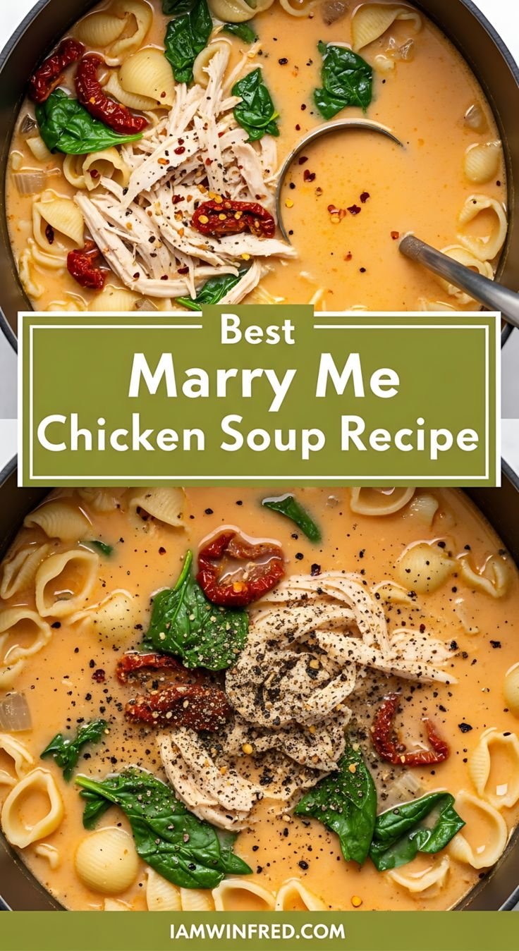 Marry Me Chicken Soup - Fall Dinner Recipe