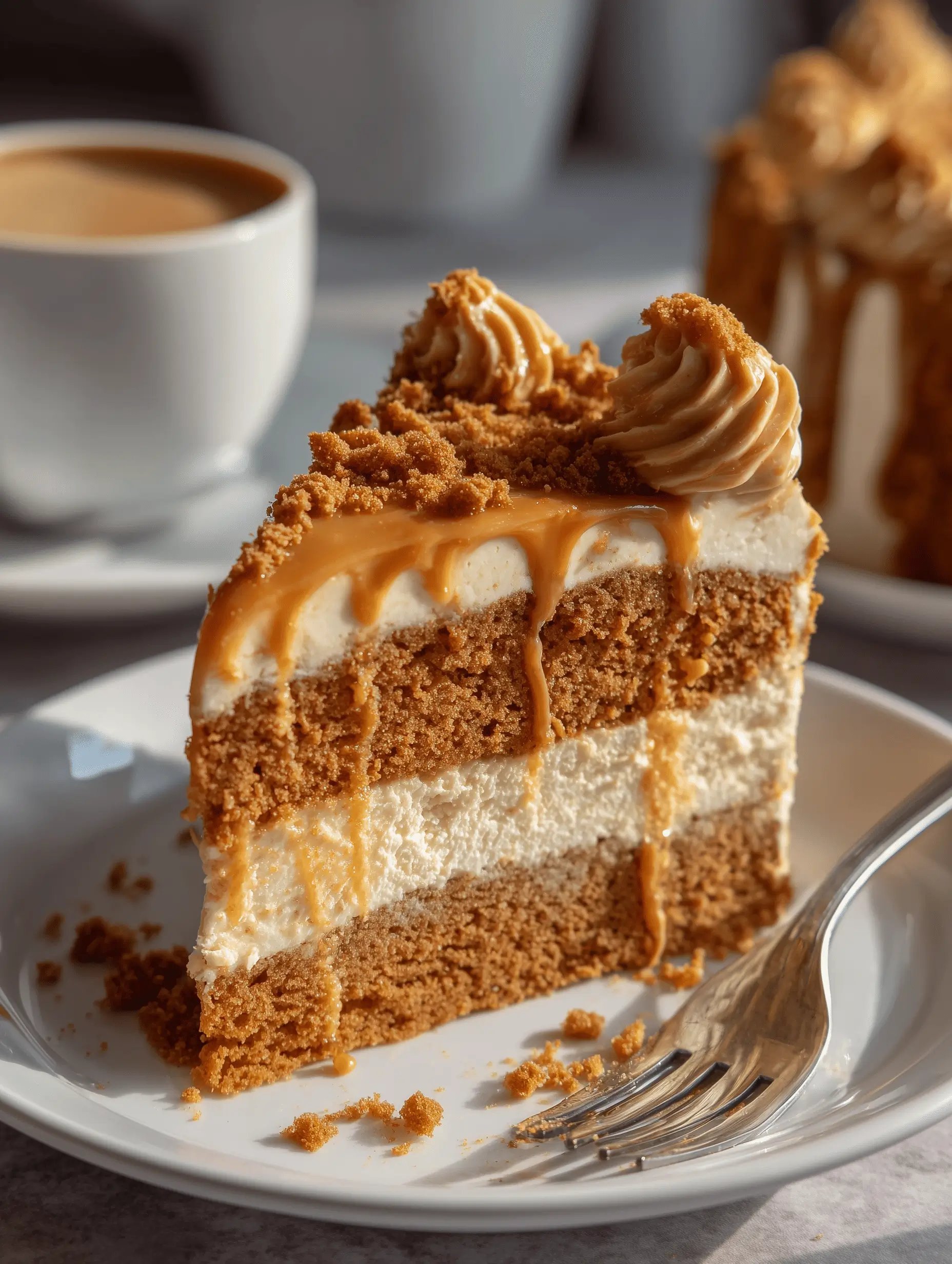 Moist Biscoff Cake