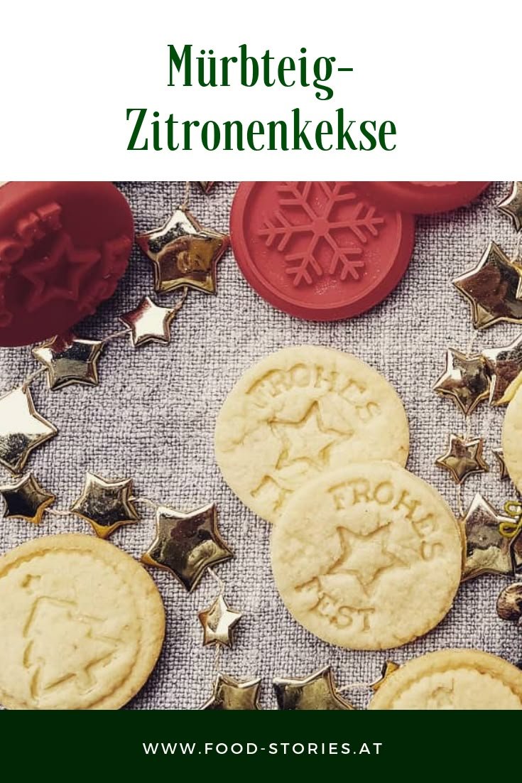 Mürbteig-Zitronenkekse
