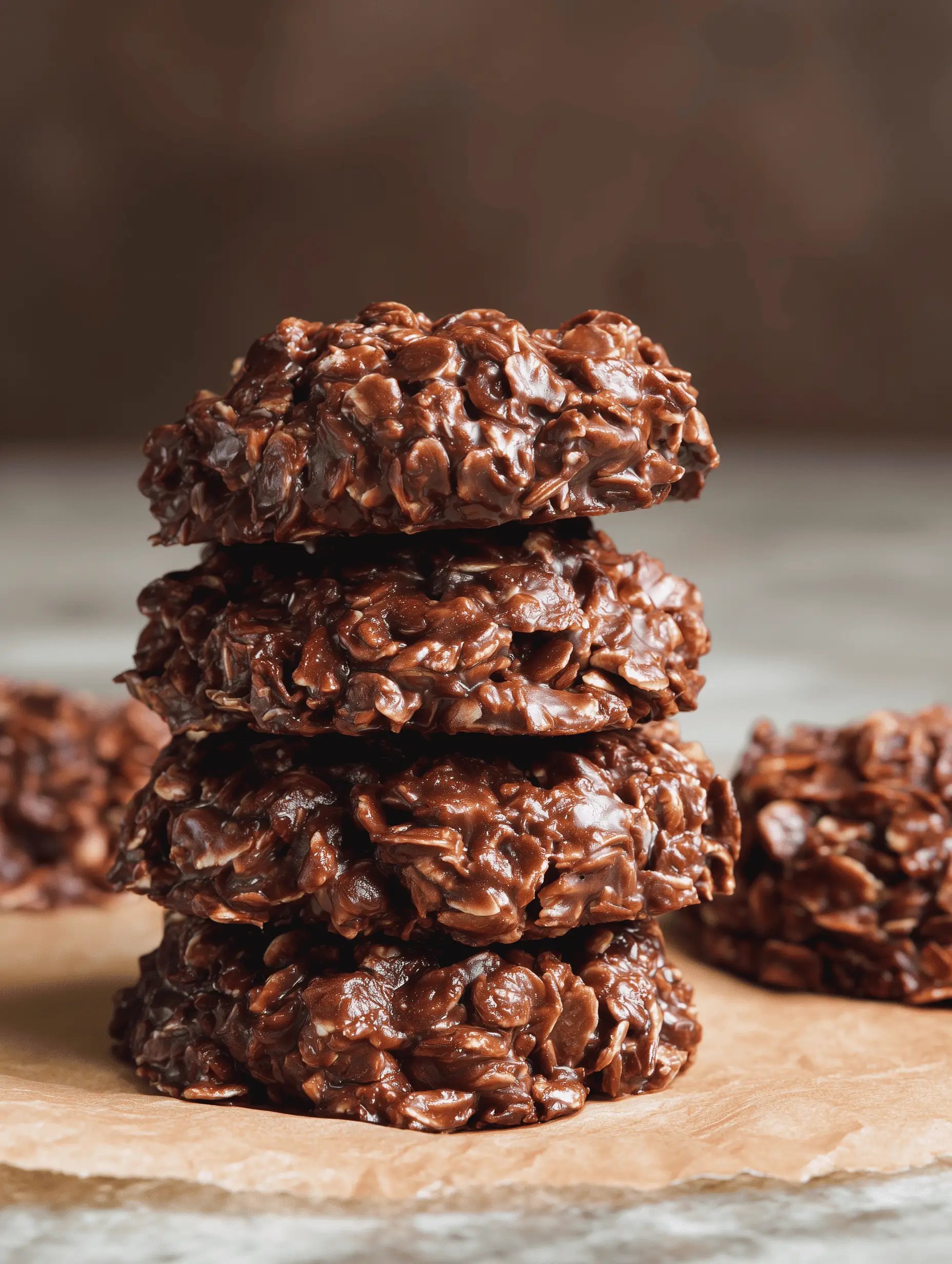 No-Bake Chocolate Oatmeal Cookies