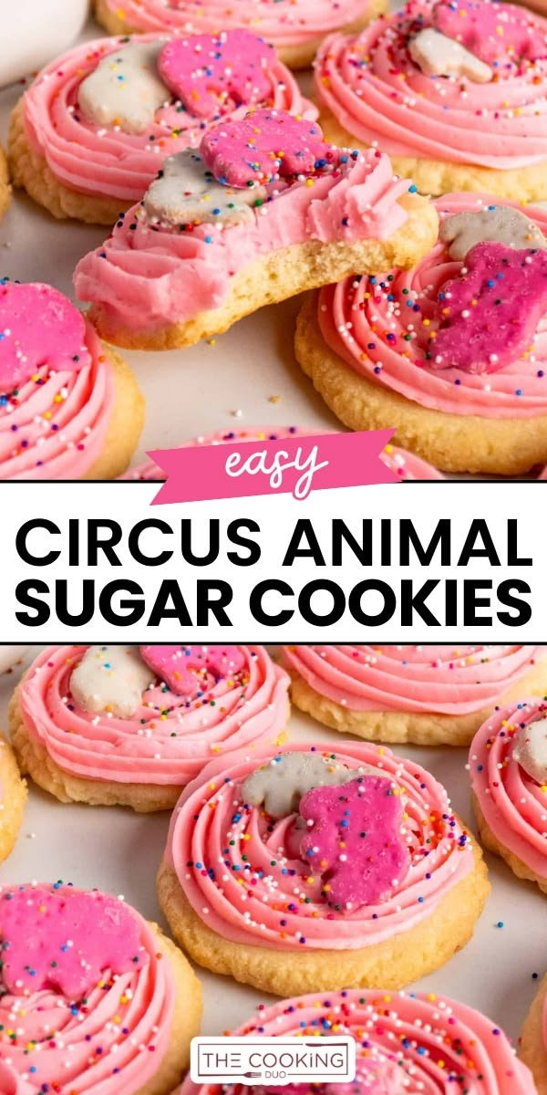 Circus Animal Sugar Cookies