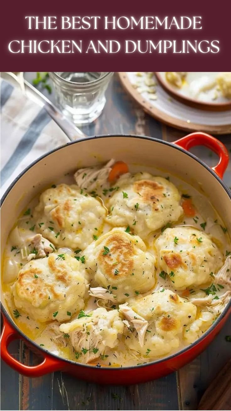 The Best Homemade Chicken and Dumplings Recipe You’ll Ever Make (2025 Version)