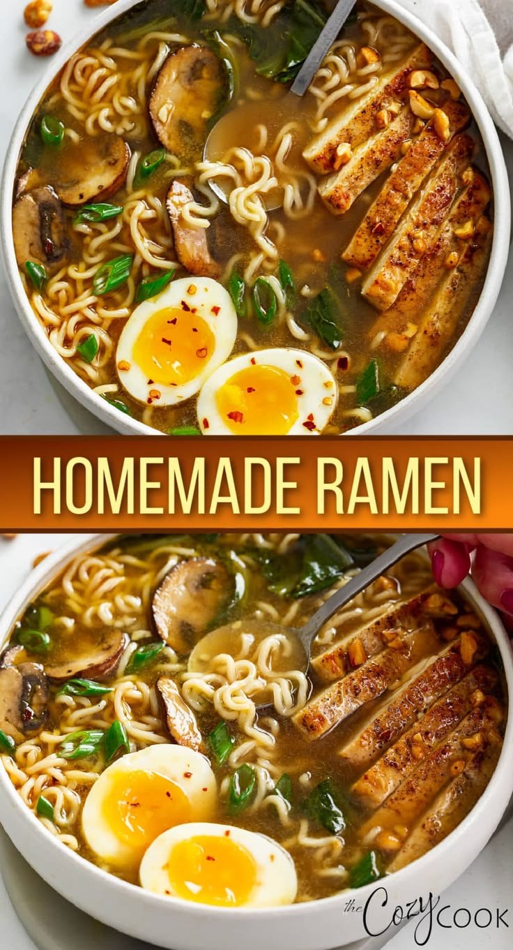 Homemade Pork Belly Ramen | A Tasty Kitchen | Hearty ramen recipe, Best ramen soup recipe, Homemade easy ramen