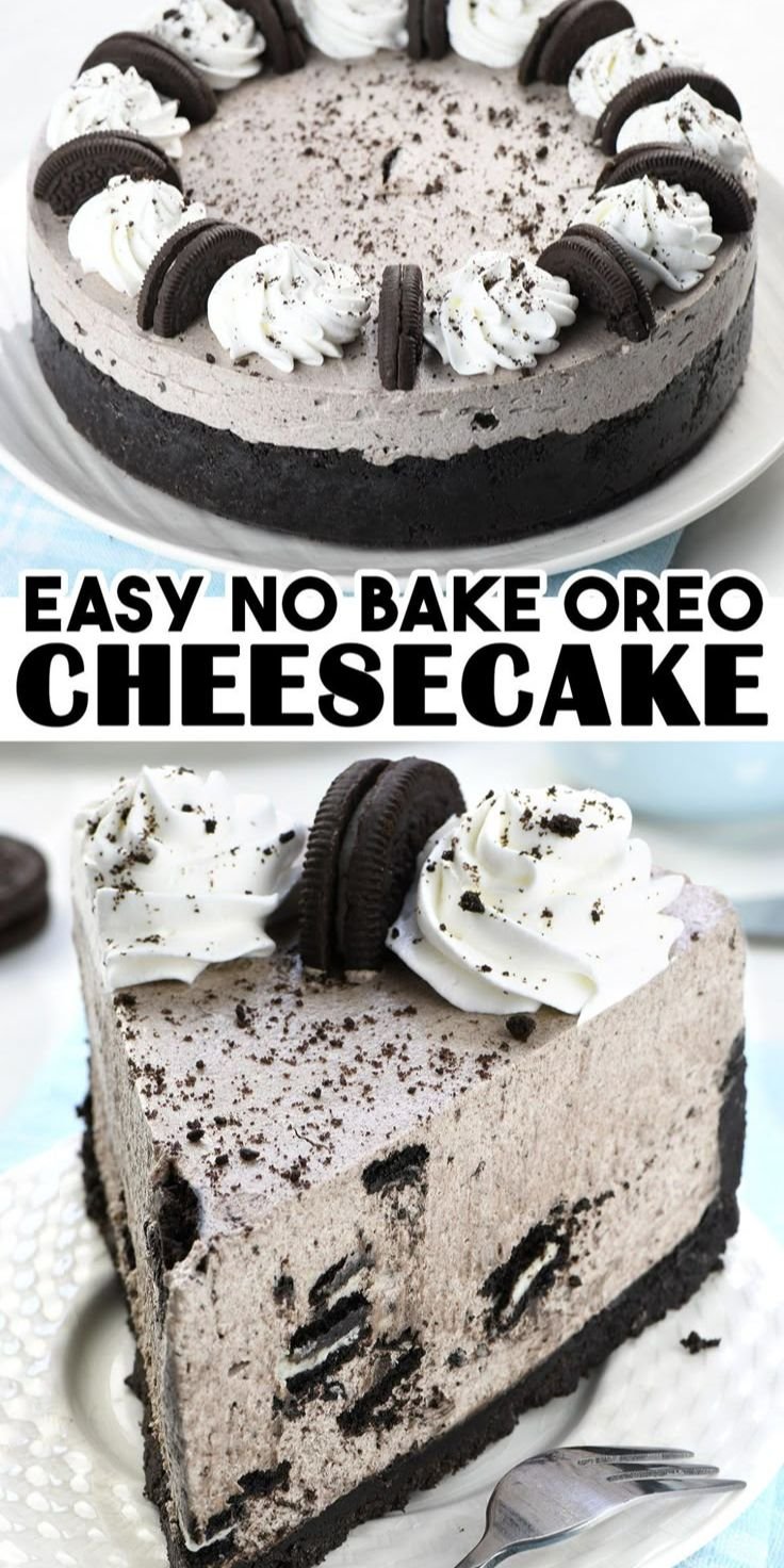 Simple and Easy Oreo Cheesecake with No Baking at All!!!!!!