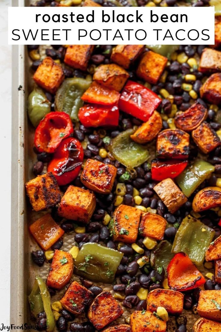 Healthy Black Bean Sweet Potato Tacos