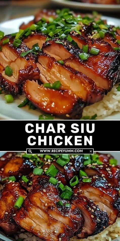 Summer rainy season | Chicken thighs Asian recipes, Asian grilled chicken recipes, Char siu chicken thighs