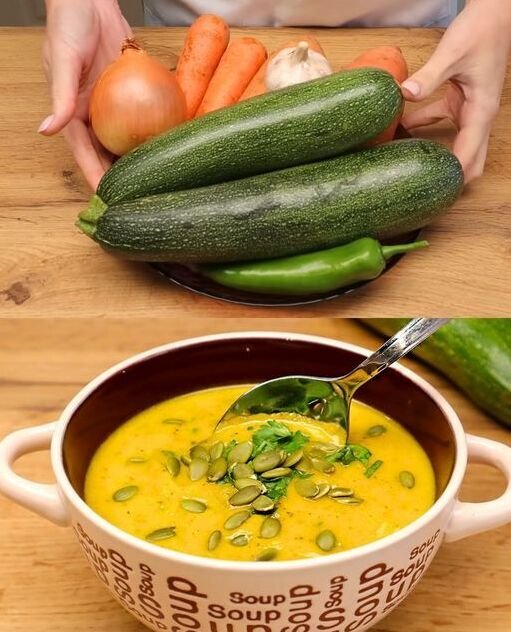 Karotten-Zucchini-Suppe