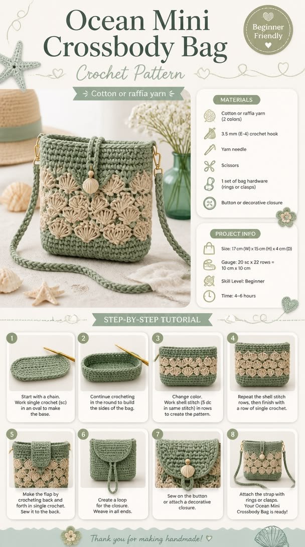 Ocean Mini Crossbody Bag