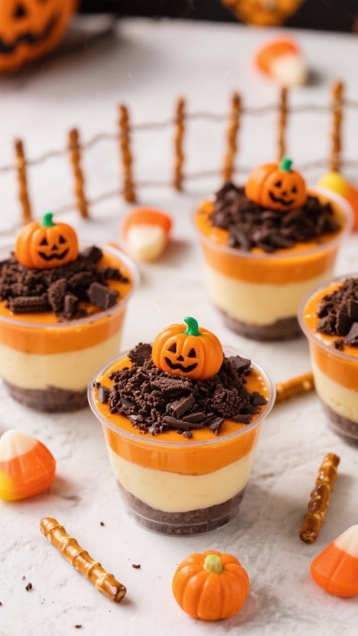 8 Spooky Halloween Dirt Cup Ideas That Will Haunt Your Guests | Fall dessert for a party, Easy fall desserts for a crowd, Halloween appetizers easy