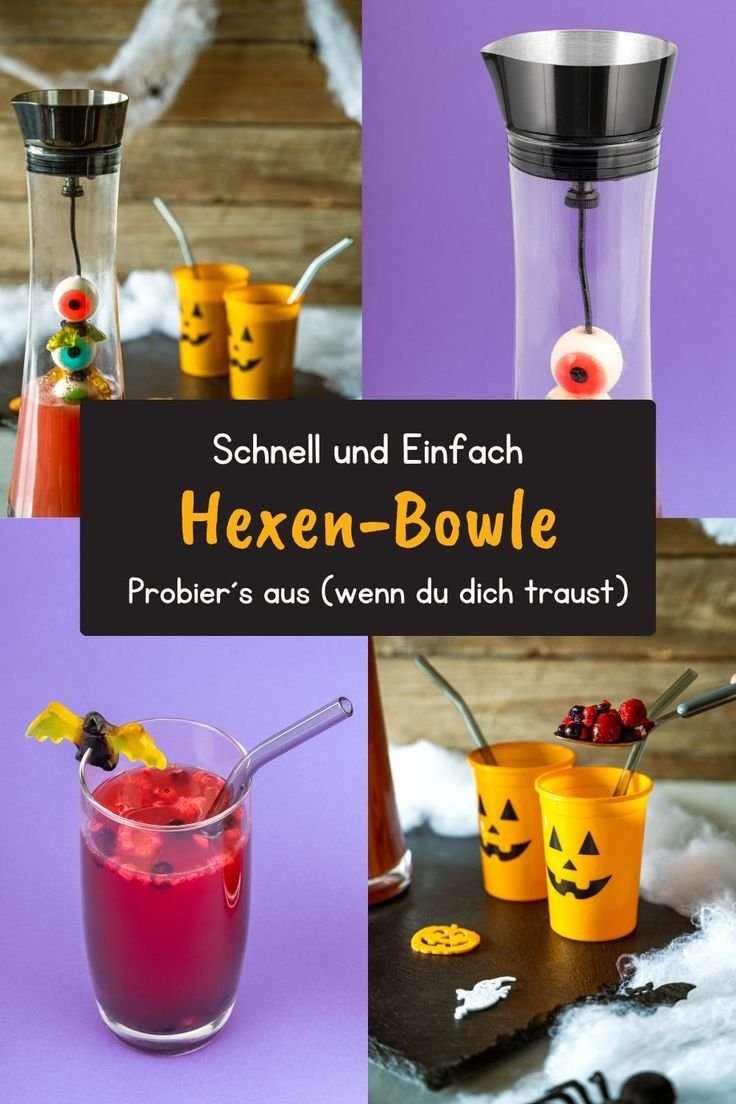Hexen-Bowle für deine Halloweenparty