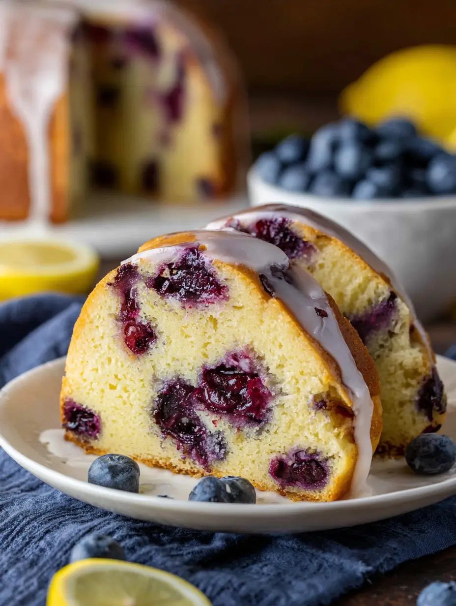 Lemon Blueberry Pound Cake