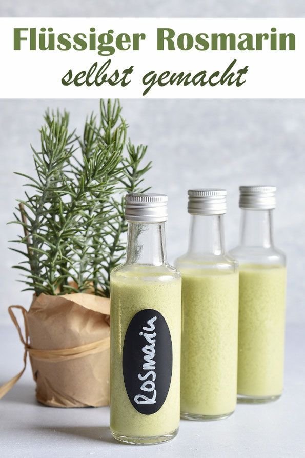 Flüssiger Rosmarin. Zum Würzen.