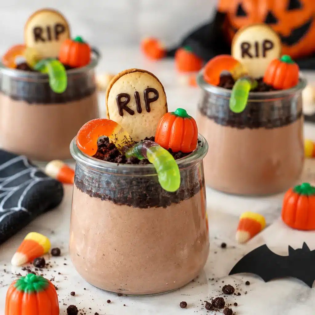 Spooky Glutenfreie Graveyard Dirt Cups