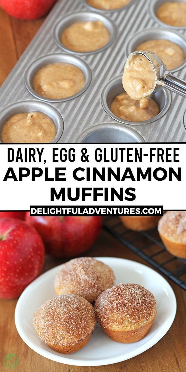 Mini Apple Muffins (Vegan + Gluten-Free)