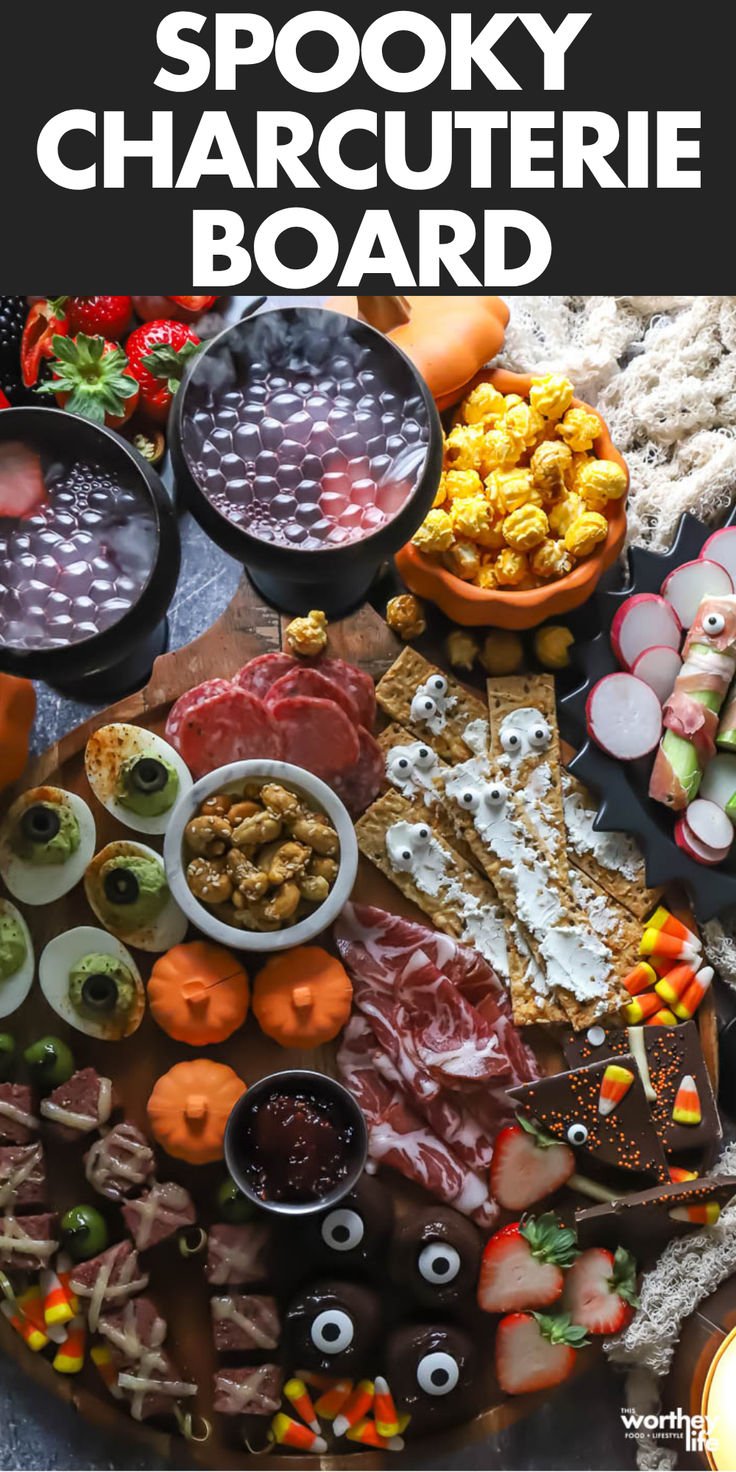 Spooky Charcuterie Board