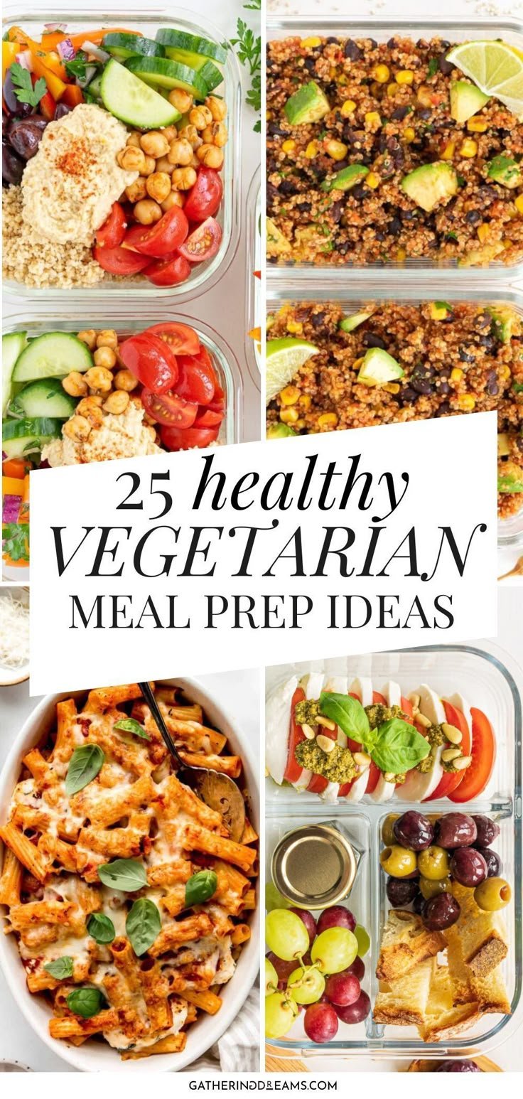 Vegetarian Meal Prep Ideas