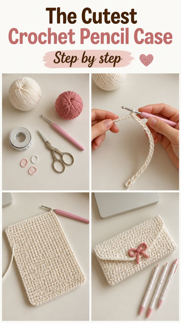 Calm Crochet Pencil Case Pattern 5 Crochet Pencil Case Pattern for Calm Making