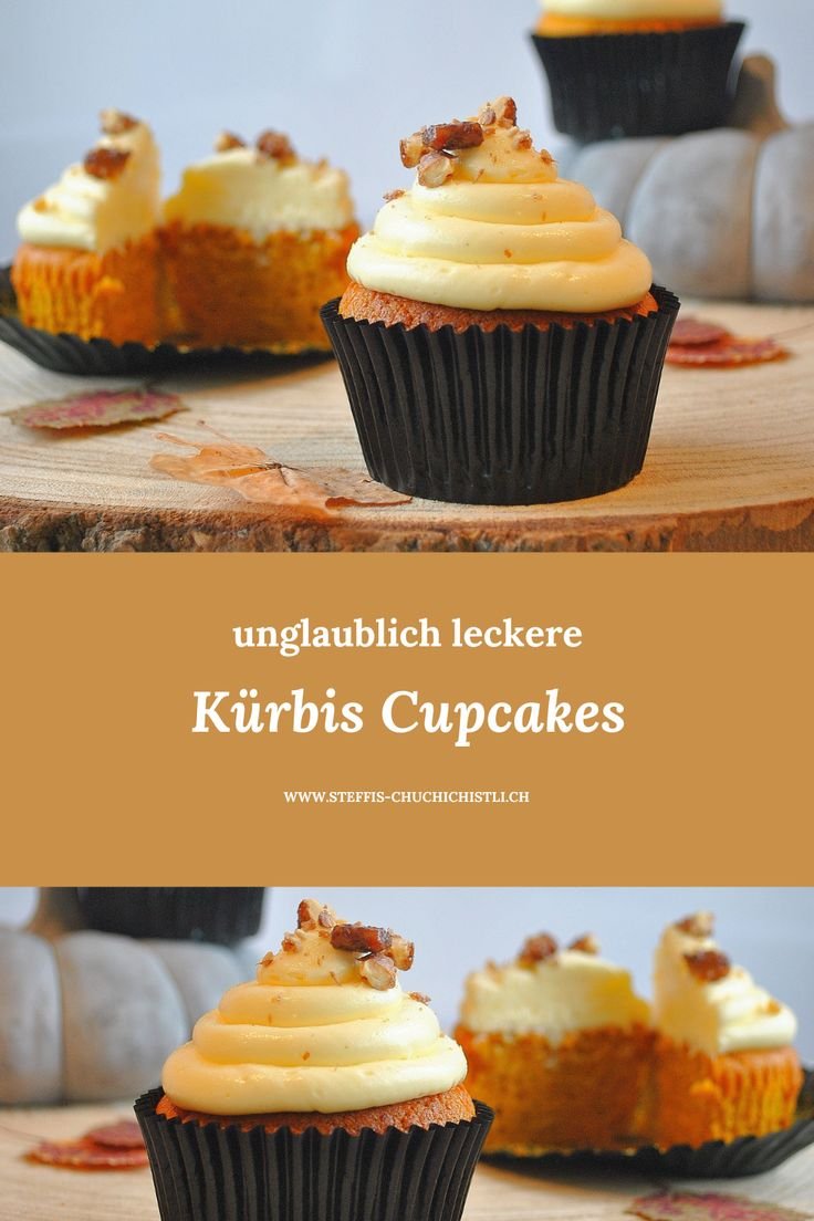 herbstliche Kürbis Cupcakes