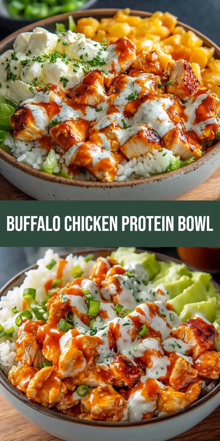 How Can I Make an Easy Buffalo Chicken Protein Bowl?