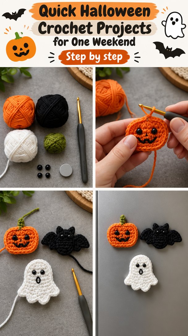 Quick Halloween Crochet Projects for One Weekend