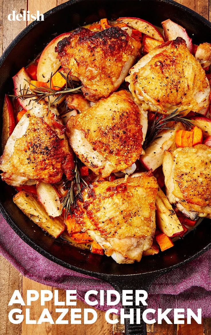 Apple Cider Glazed Chicken