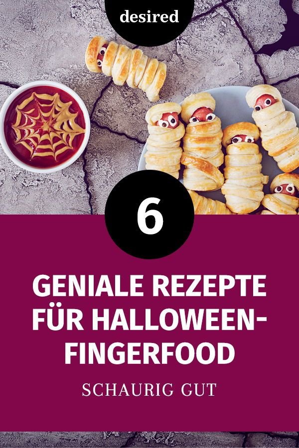 Halloween Fingerfood: 6 einfache und schaurige Rezepte | Halloween fingerfood gesund, Halloween schnelle snacks, Halloween snack gesund