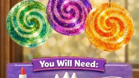 Clear Glue Suncatchers