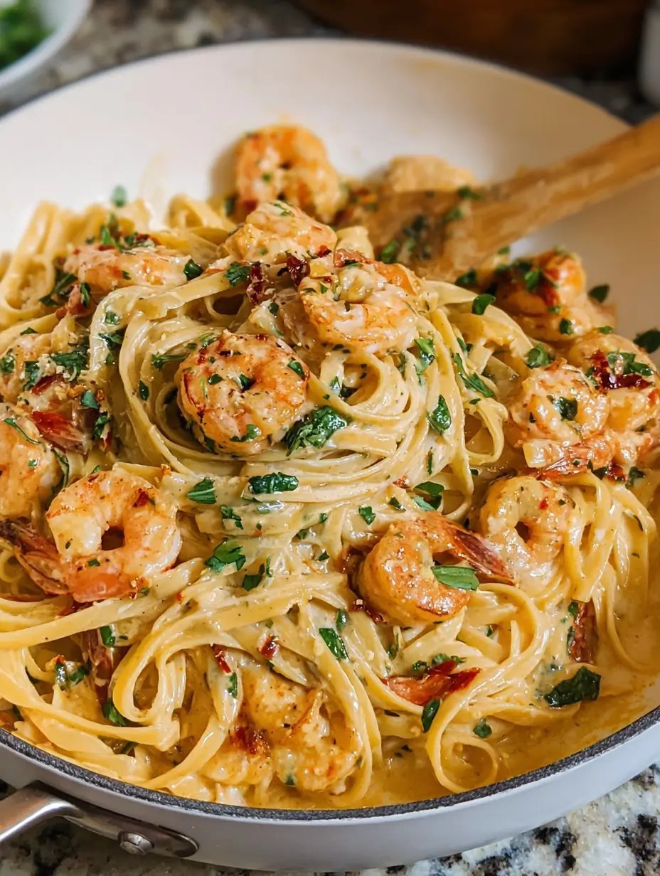 Creamy Cajun Shrimp Pasta