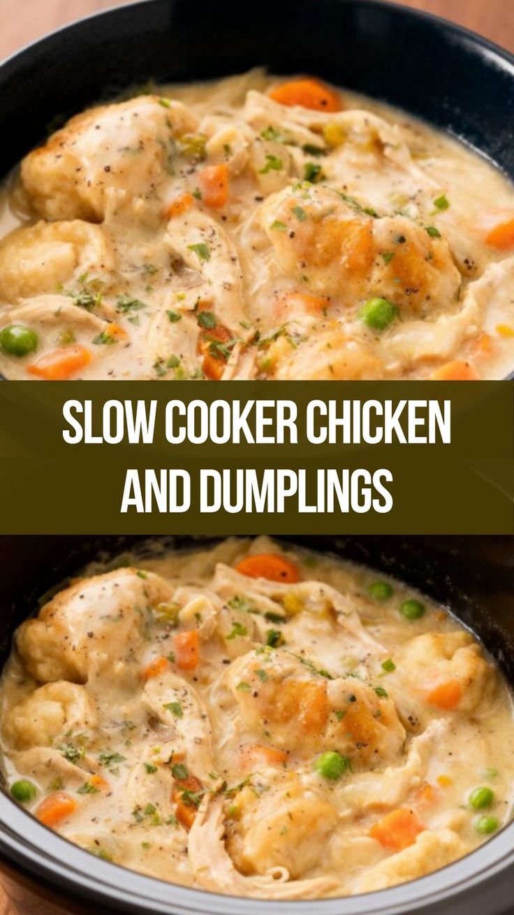 Crockpot Chicken and Dumplings