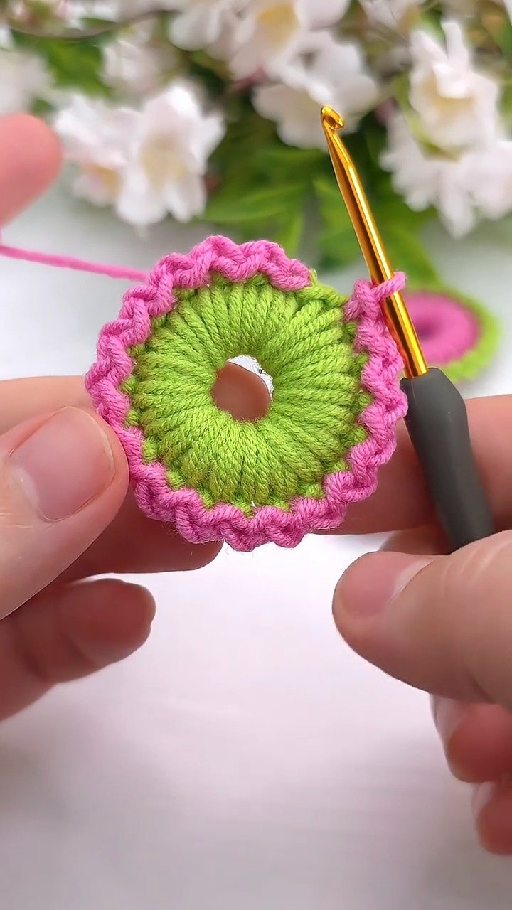 Wie süß dieser Picot-Rand aussieht! ✨🌸
