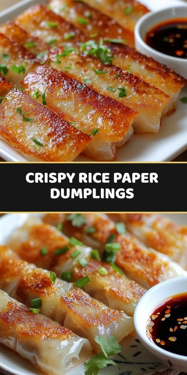 Crispy Rice Paper Dumplings