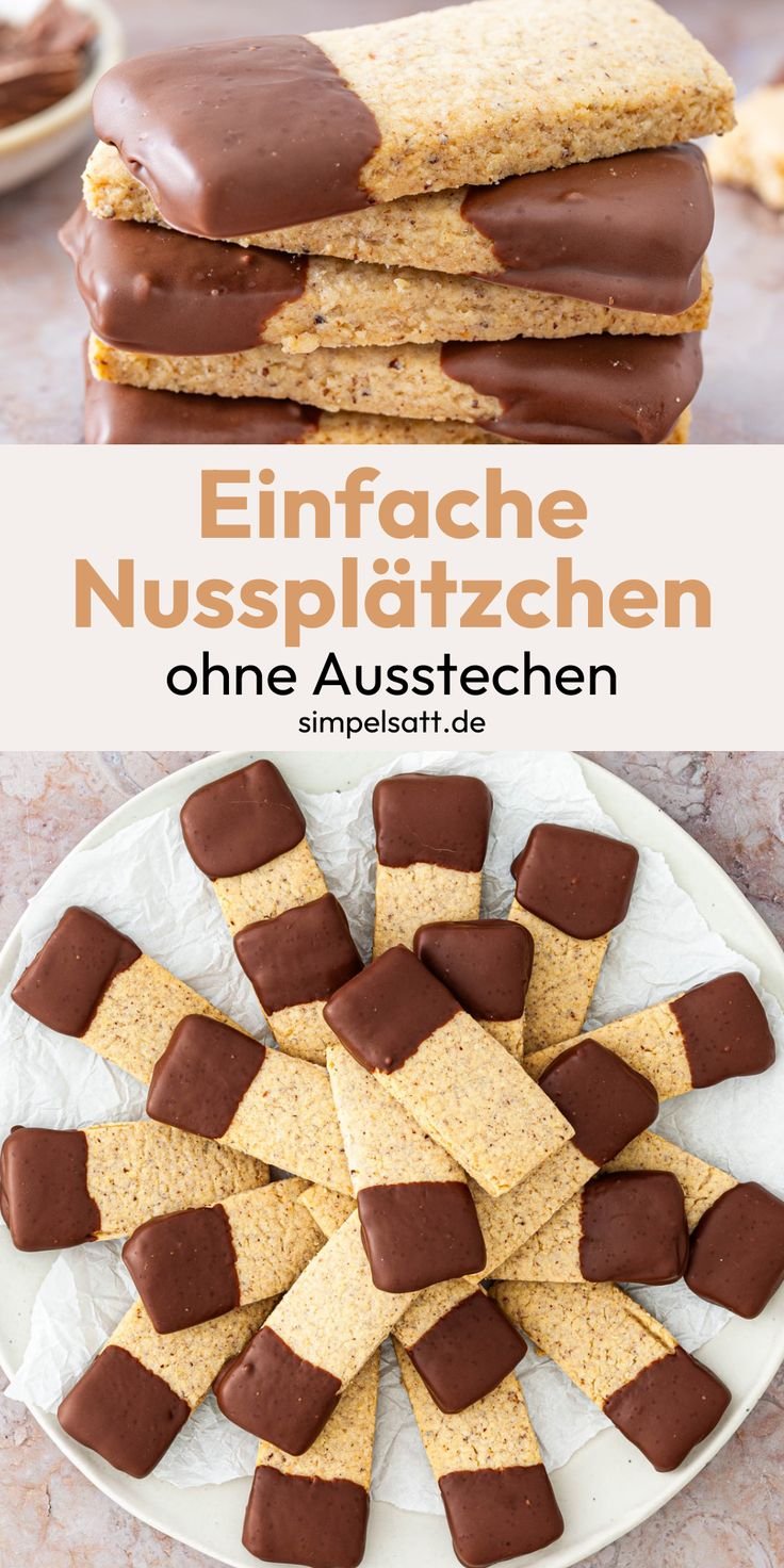 Einfache Plätzchen ohne Ausstechen