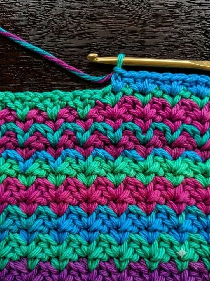 Türkis, Lila und Magenta Perfektion